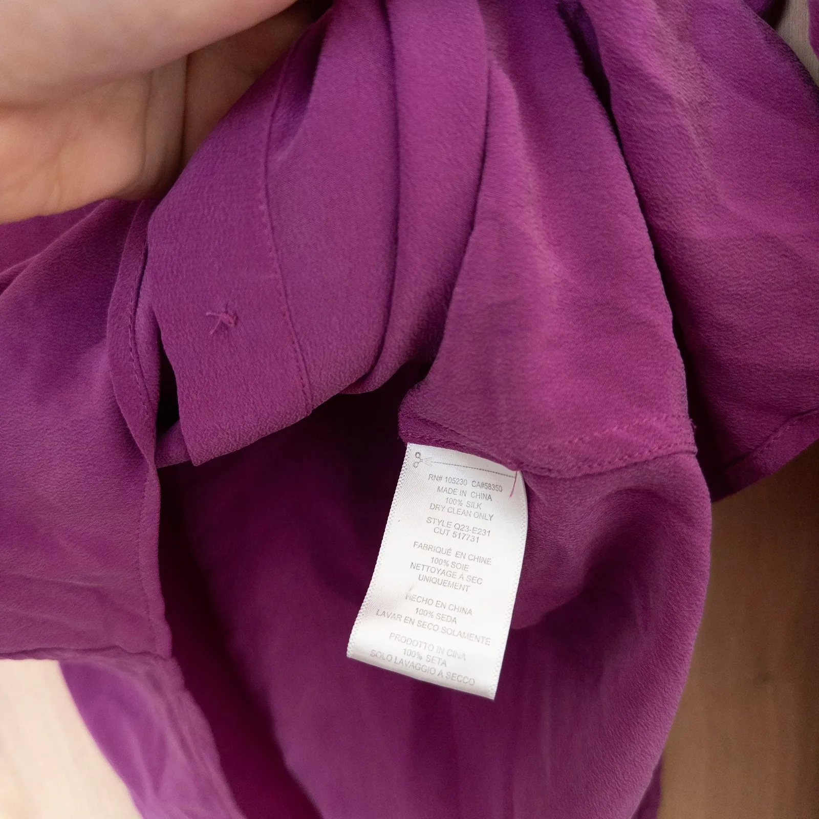 Equipment Femme Silk Shirt Size S Pink Button Down Blouse Office Chic Quiet Luxe - Image 7