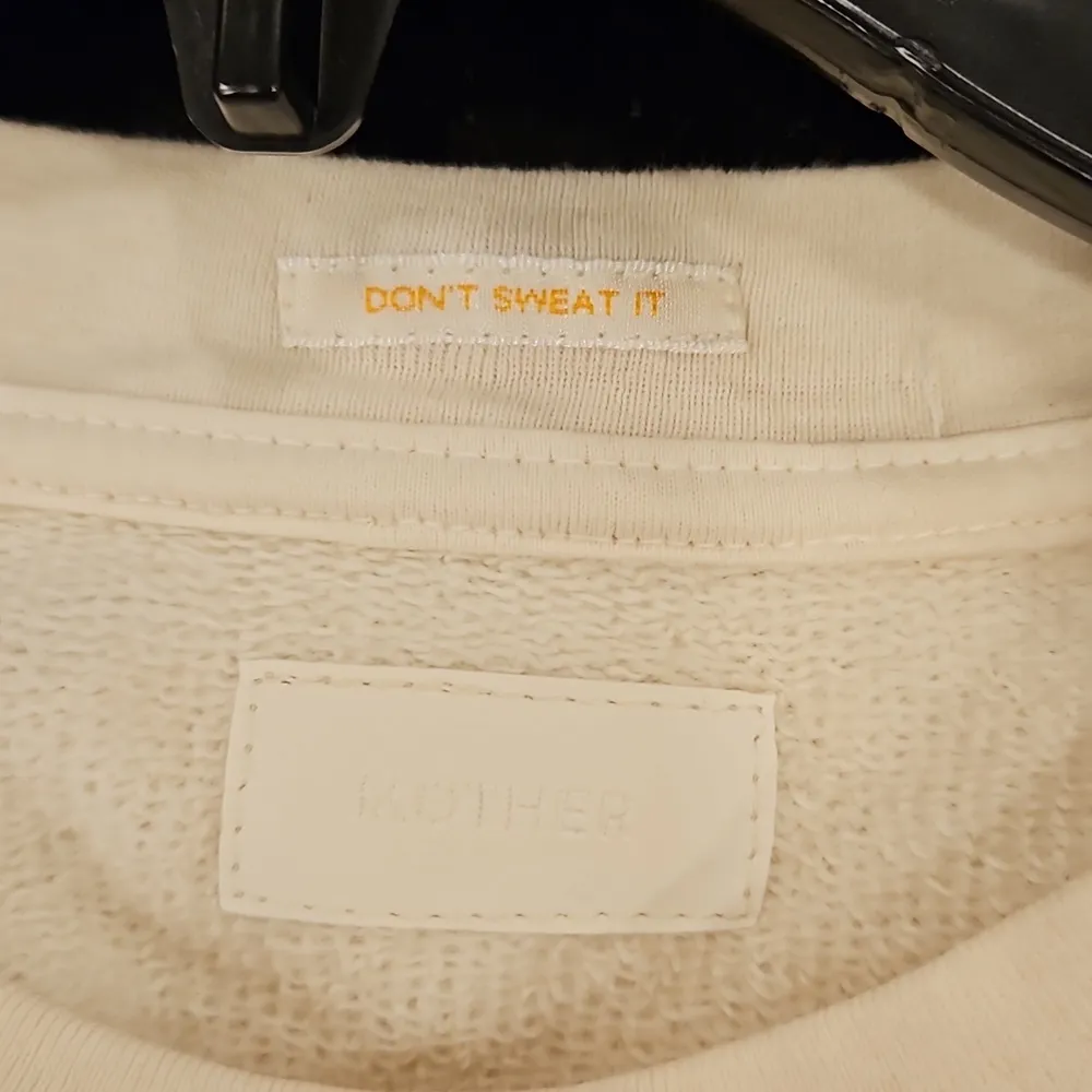 💕MOTHER💕 The Boost Crop Cut-Off Sweatshirt ~ The Escape Route XL NWOT - Image 14