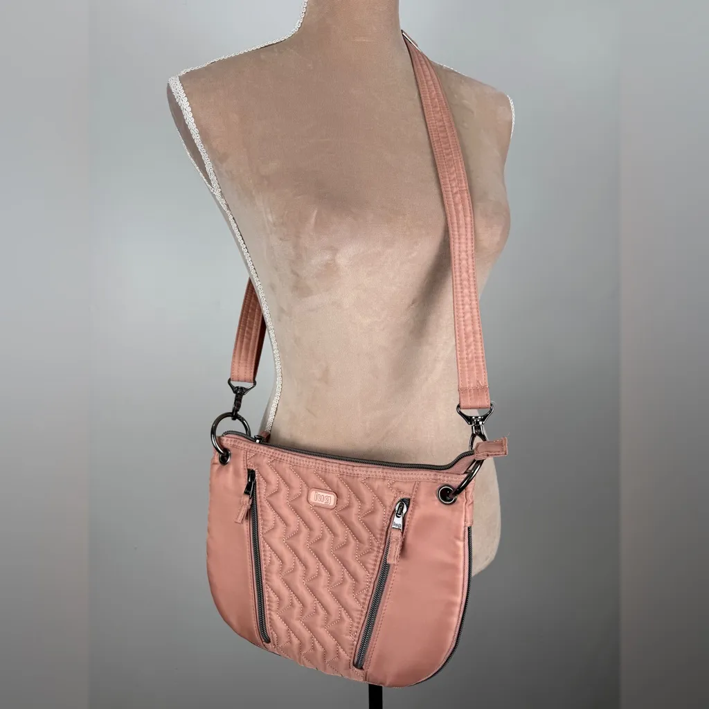 Lug Blush Quilted Crossbody Bag Pink - Image 2