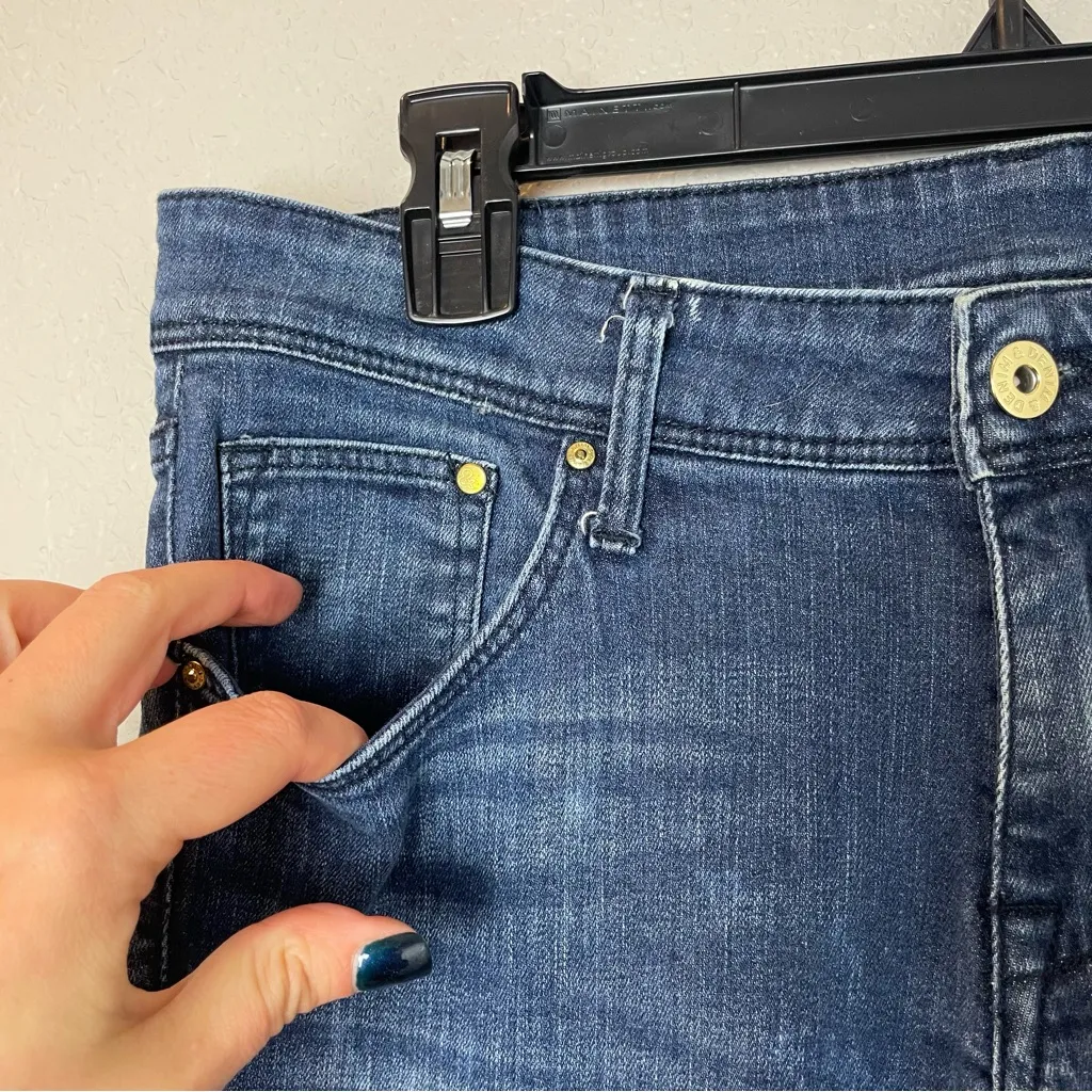 H&M Dark Blue Low Rise Skinny Jeans Size 32 x 34 - Image 6