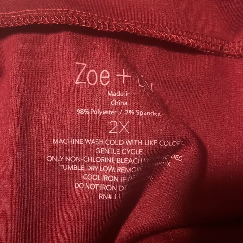 - Women's Pull-on Harvard Skirt, Size 2X Rhubarb Color, NWT, - Image 4