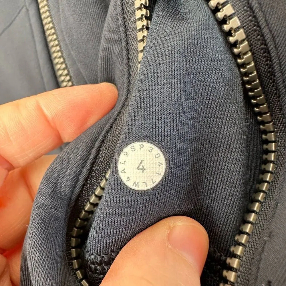 Lululemon Women’s 4 Blue Sleek Essentials Zip Up Jacket - Image 7