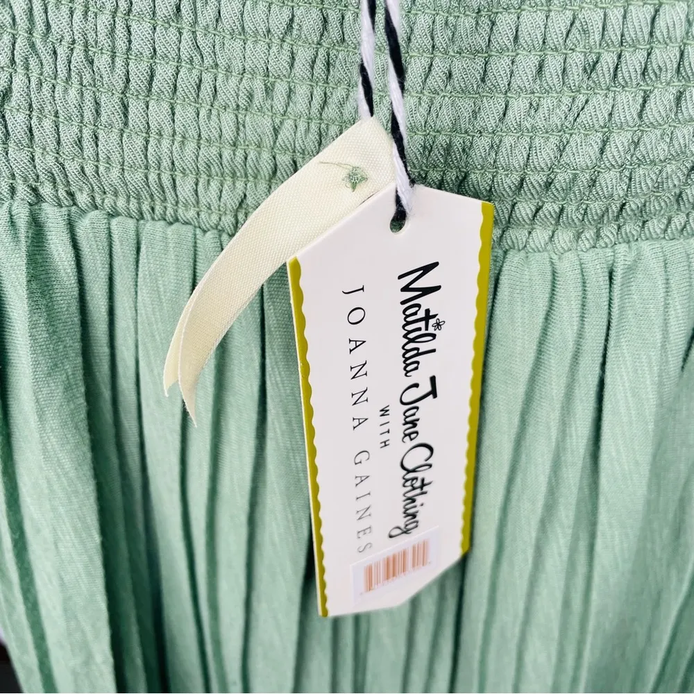 Nwt Matilda Jane With Joanna Gaines Sage Green Grass Roots Sundress / beach xxl - Image 4