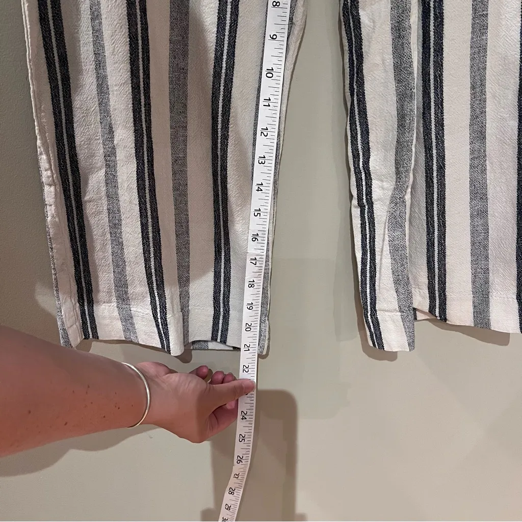 Old Navy  Striped Linen Blend Pants - Image 7