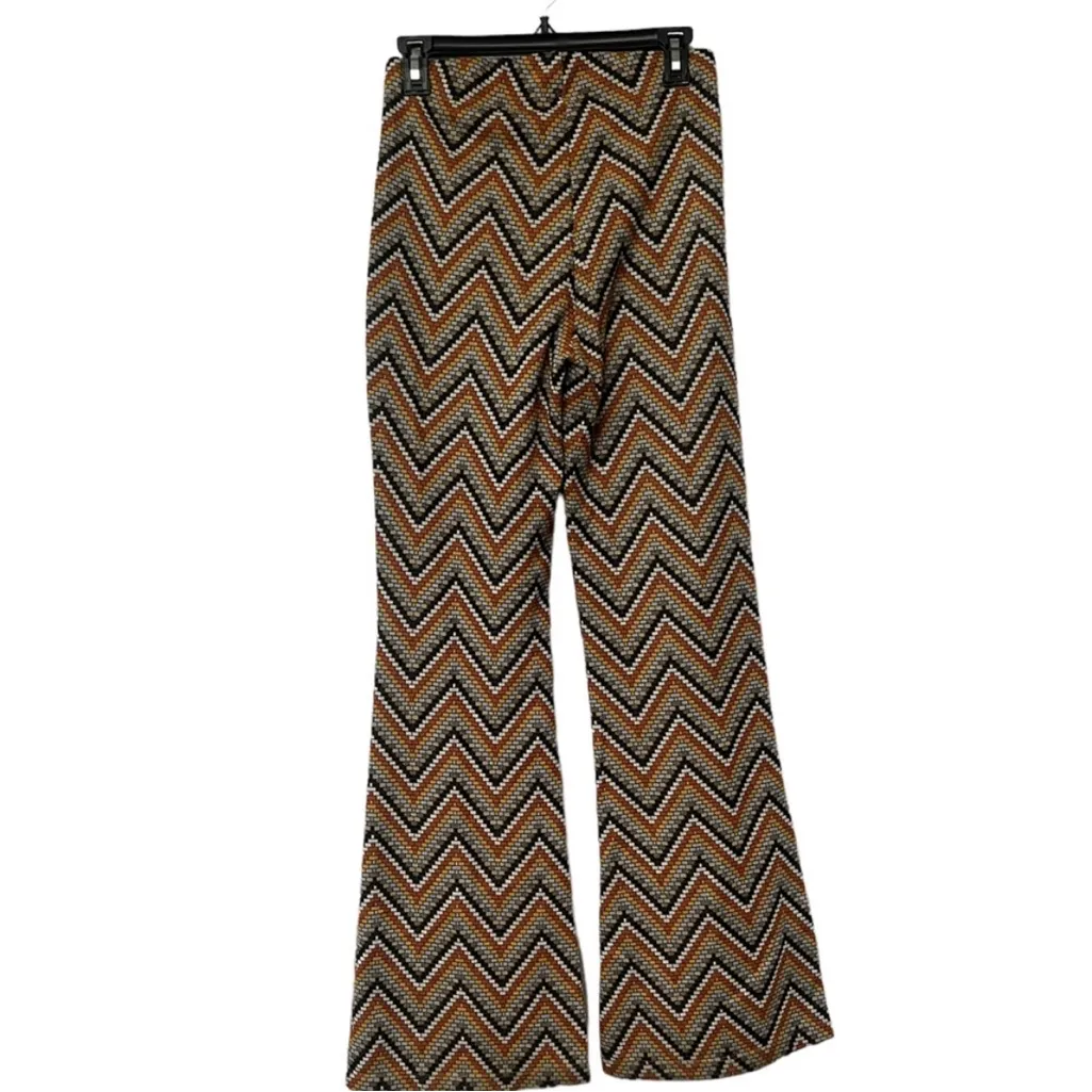 Urban Outfitters Bryan Geometric High Waisted Flare Pants size small - Image 8