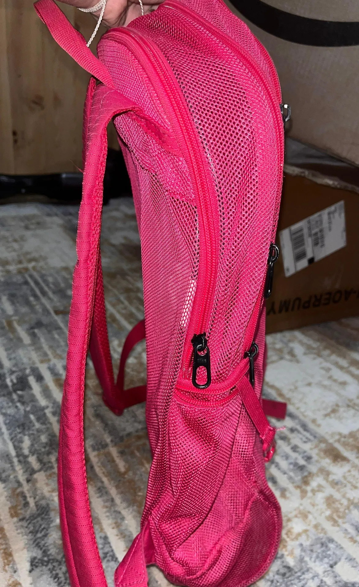 Nike pink mesh backpack - Image 4