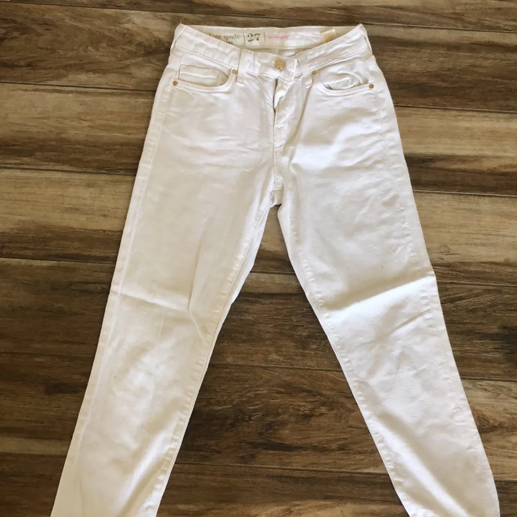 Kate spade white denim jeans - Image 3