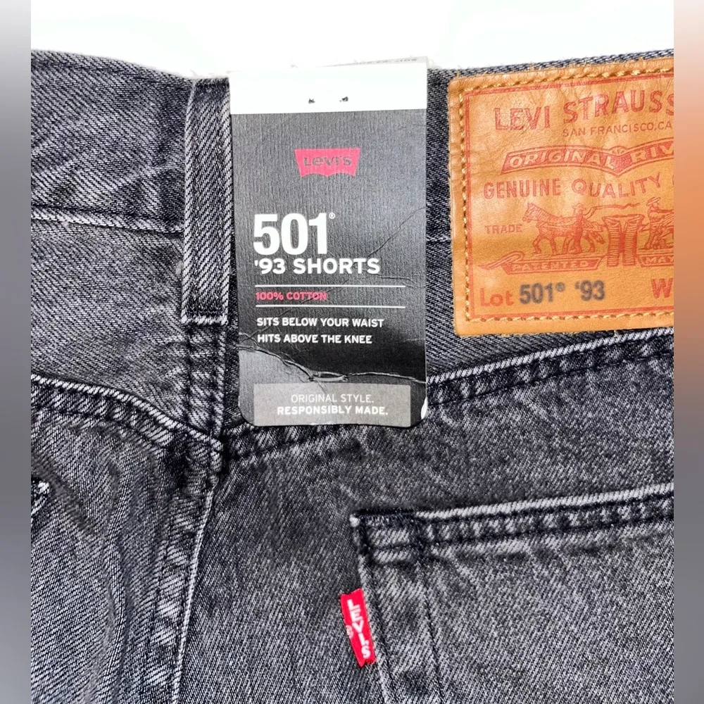 LEVIS 501 Retro ‘93 Denim Button Fly Shorts NWT 29 - Image 4