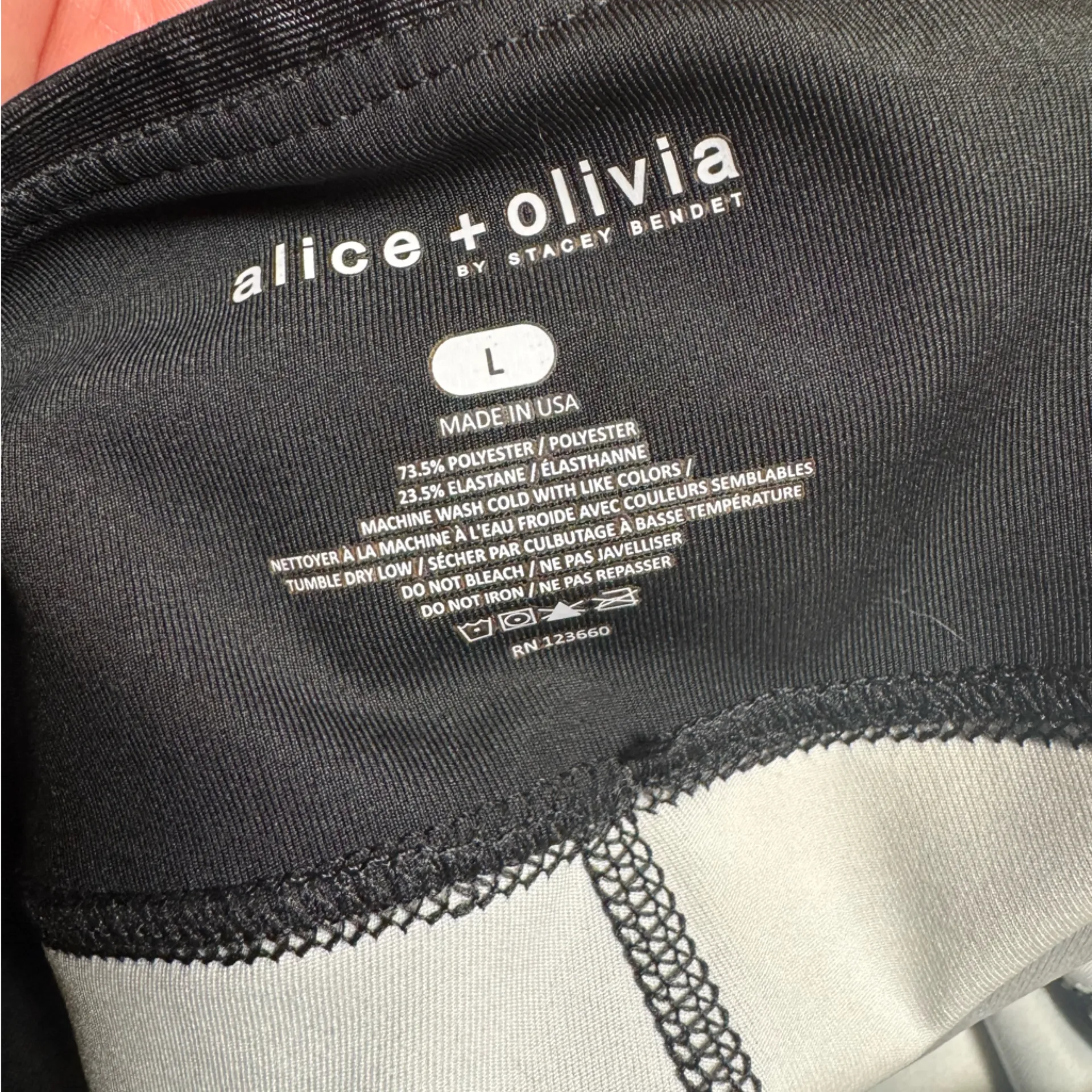 Alice + Olivia x Basquiat Jackie Printed Yoga Leggings L - Image 8