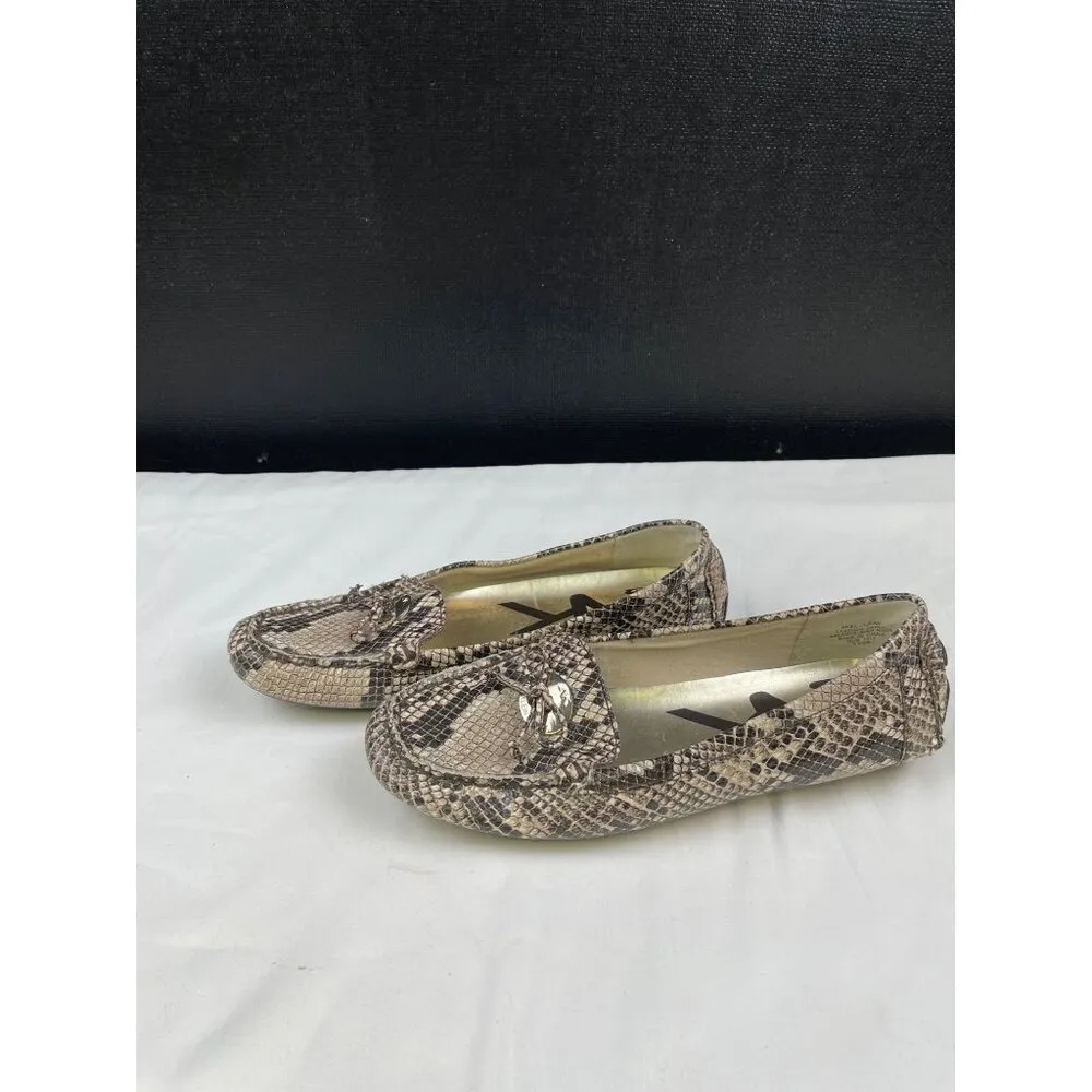 Anne Klein Women's Tan Alligator Leather Flats/Shoes/Slip on Size 7.5 SKU 4166 - Image 3