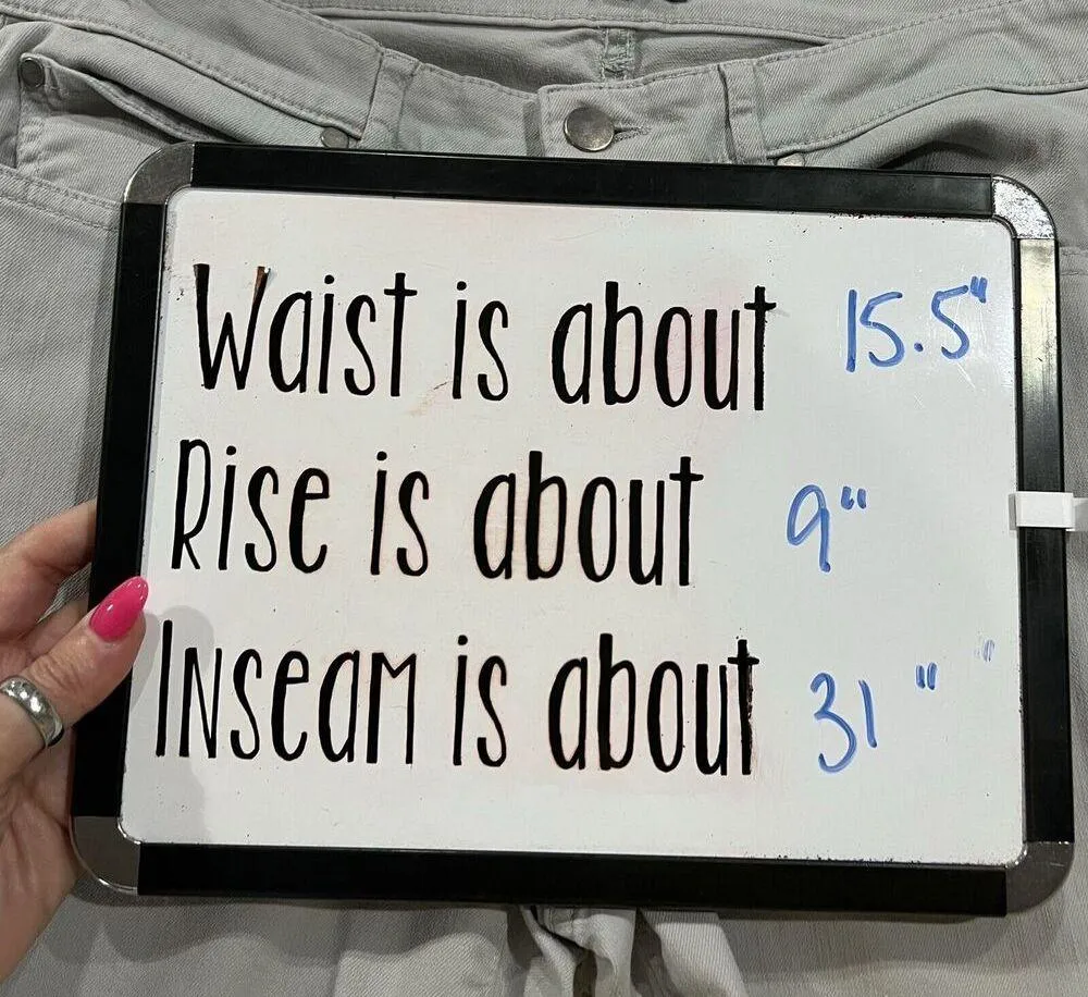 Eileen Fisher Size 6 Jeans Slim Straight Leg Denim Mid Rise Light Gray Stretch - Image 10