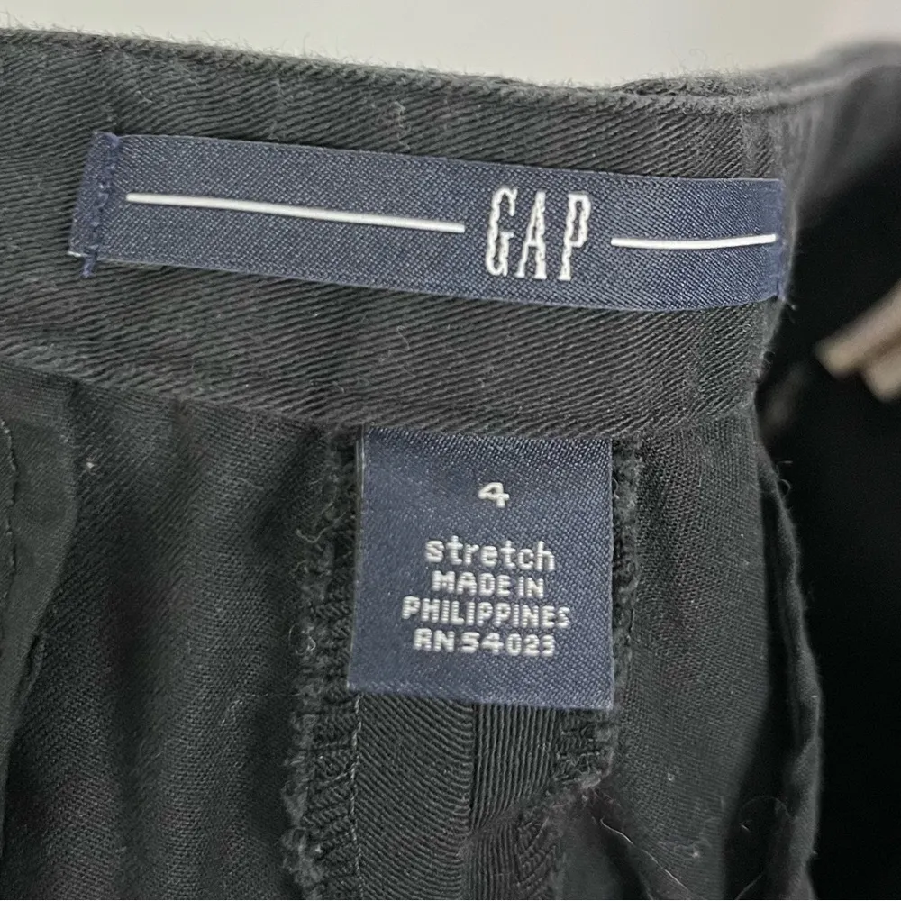 Gap Black Y2K Side Zip Cropped Dress Pants 4 - Image 4