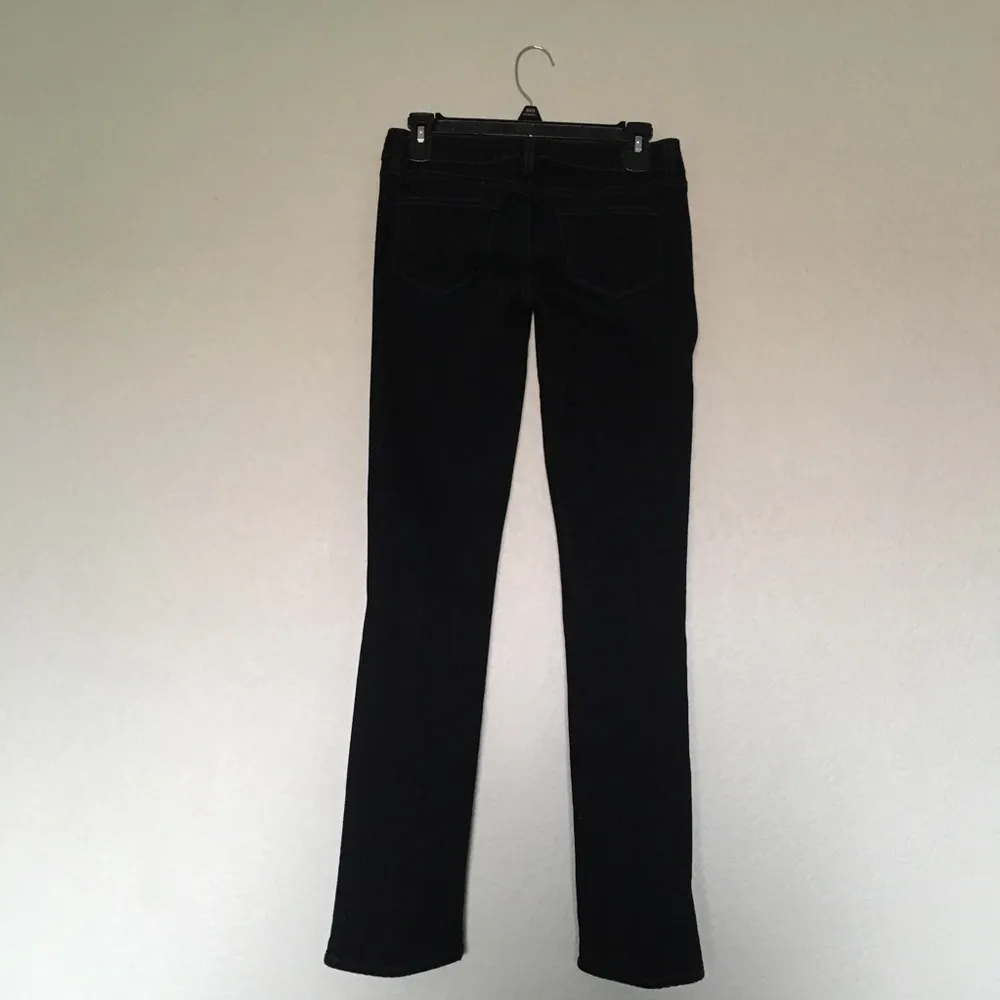 PAIGE Laguna Dark Washed Straight Jeans 26x30 - Image 5