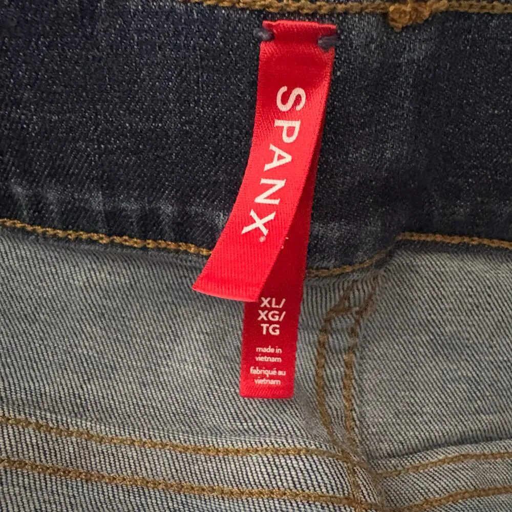 Spanx Cropped Wide Leg Jean XL Women’s Shaded Blue - Image 4