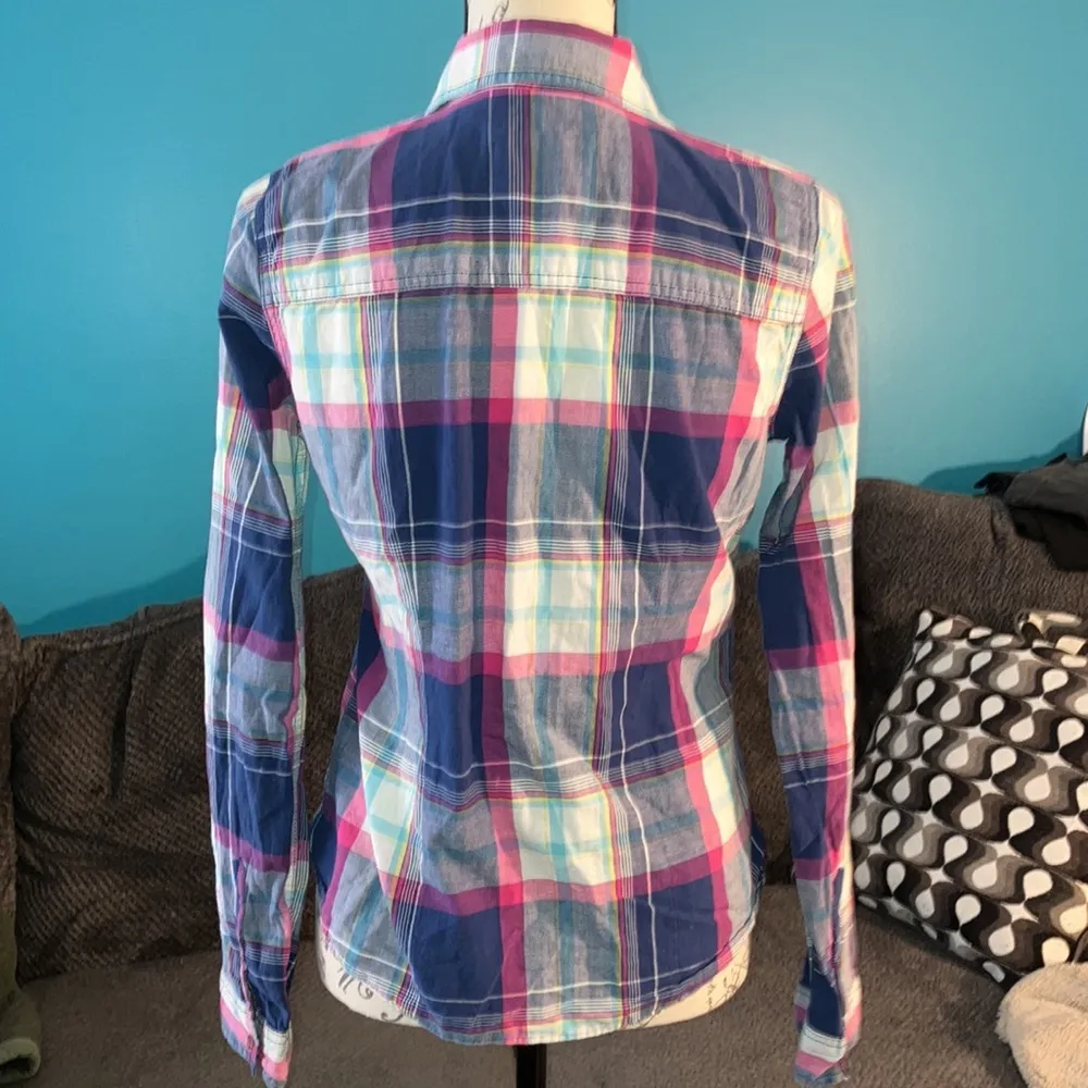 🎉4 for $20 Abercrombie Plaid Button Down, Medium - Image 5