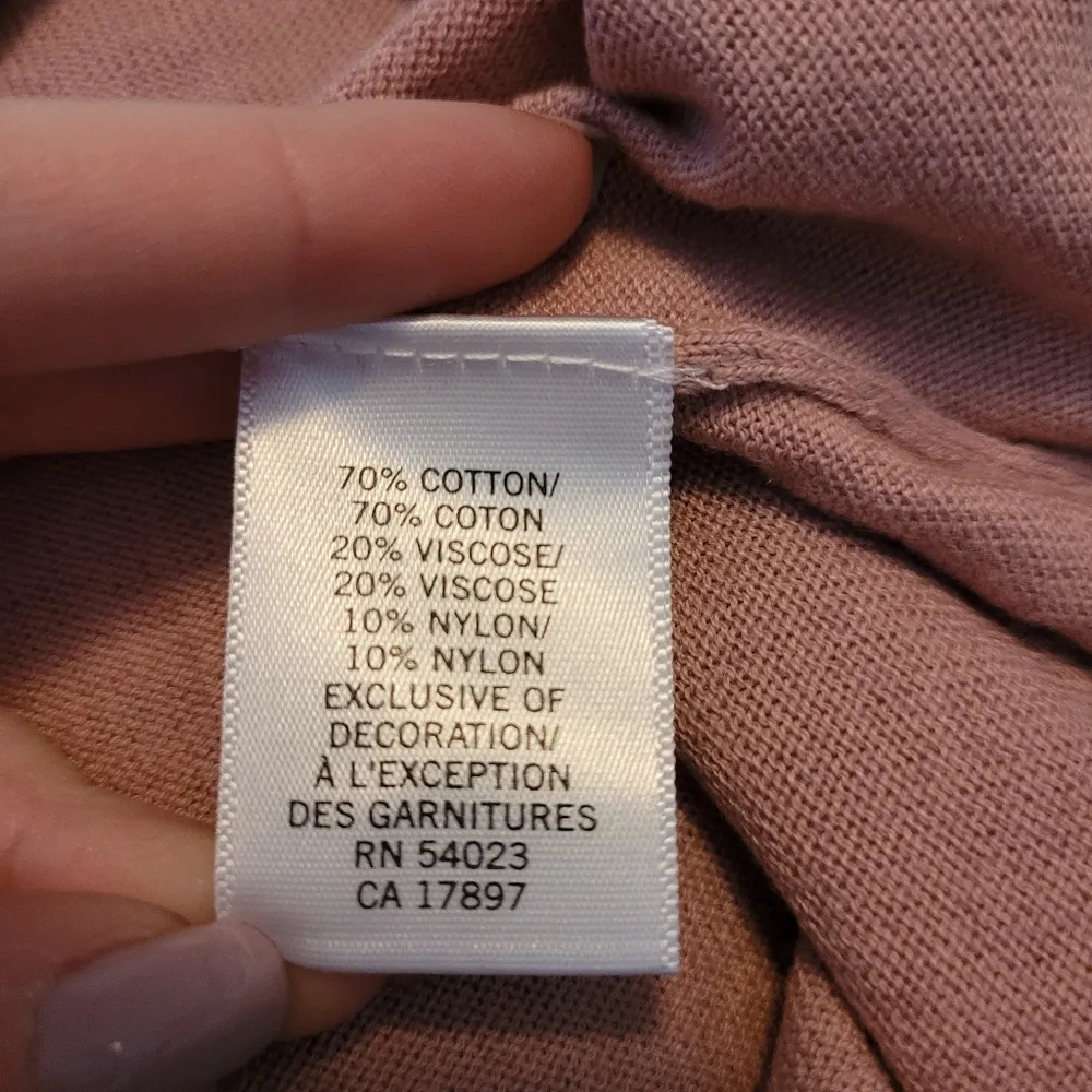 Banana Republic Mauve Bejeweled Waist Short Sleeve Sweater - Image 7