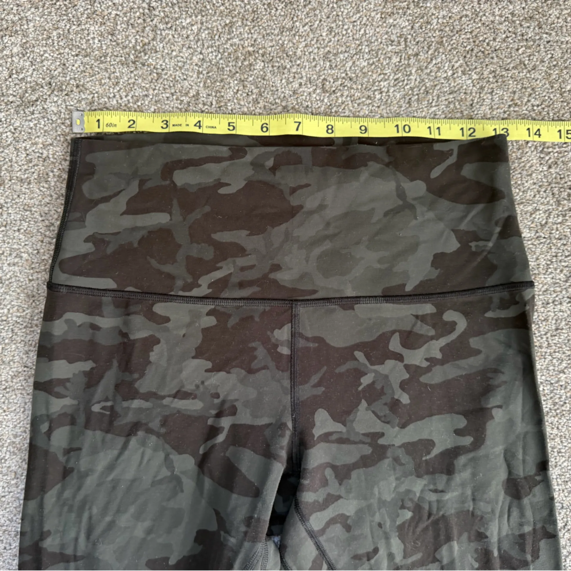 Lululemon Align Crop *21" in Incognito Camo Multi Gator Green (First Release) 8 - Image 12
