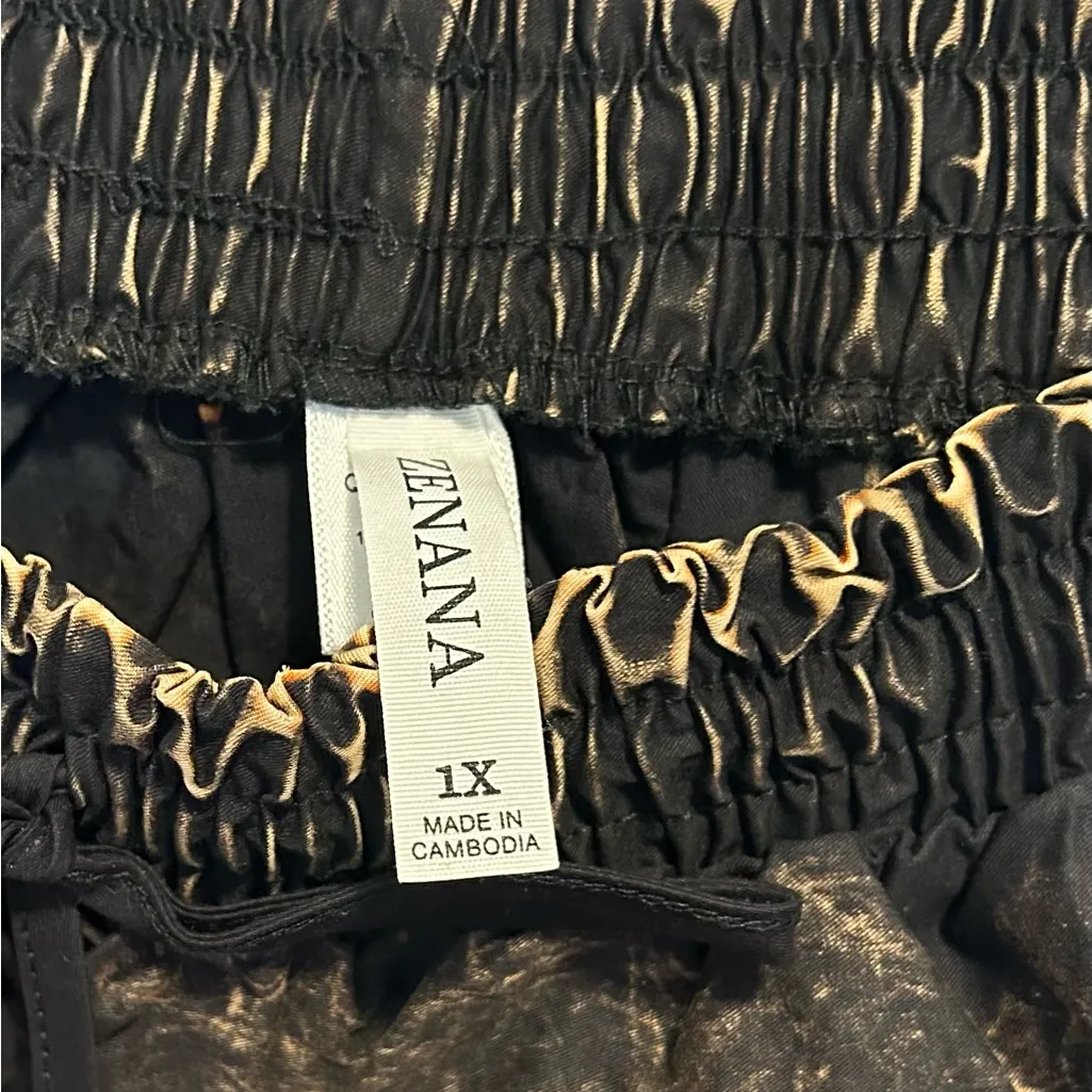 NWOT..Zenana Outfitters Distressed Acid Wash Ruffled Tiered Maxi Skirt - Image 4