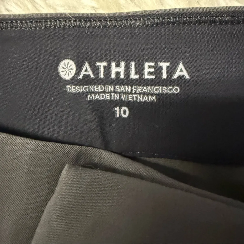 Athleta Stellar Trouser Pants – Size 10 – Gray – Cargo Pocket, Zipper Ankle - Image 7
