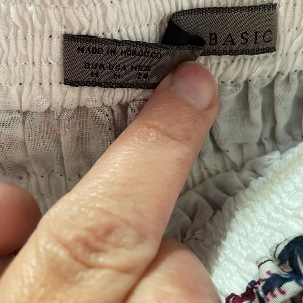 ✨Zara Basic red, white & blue boho mini skirt - Image 6