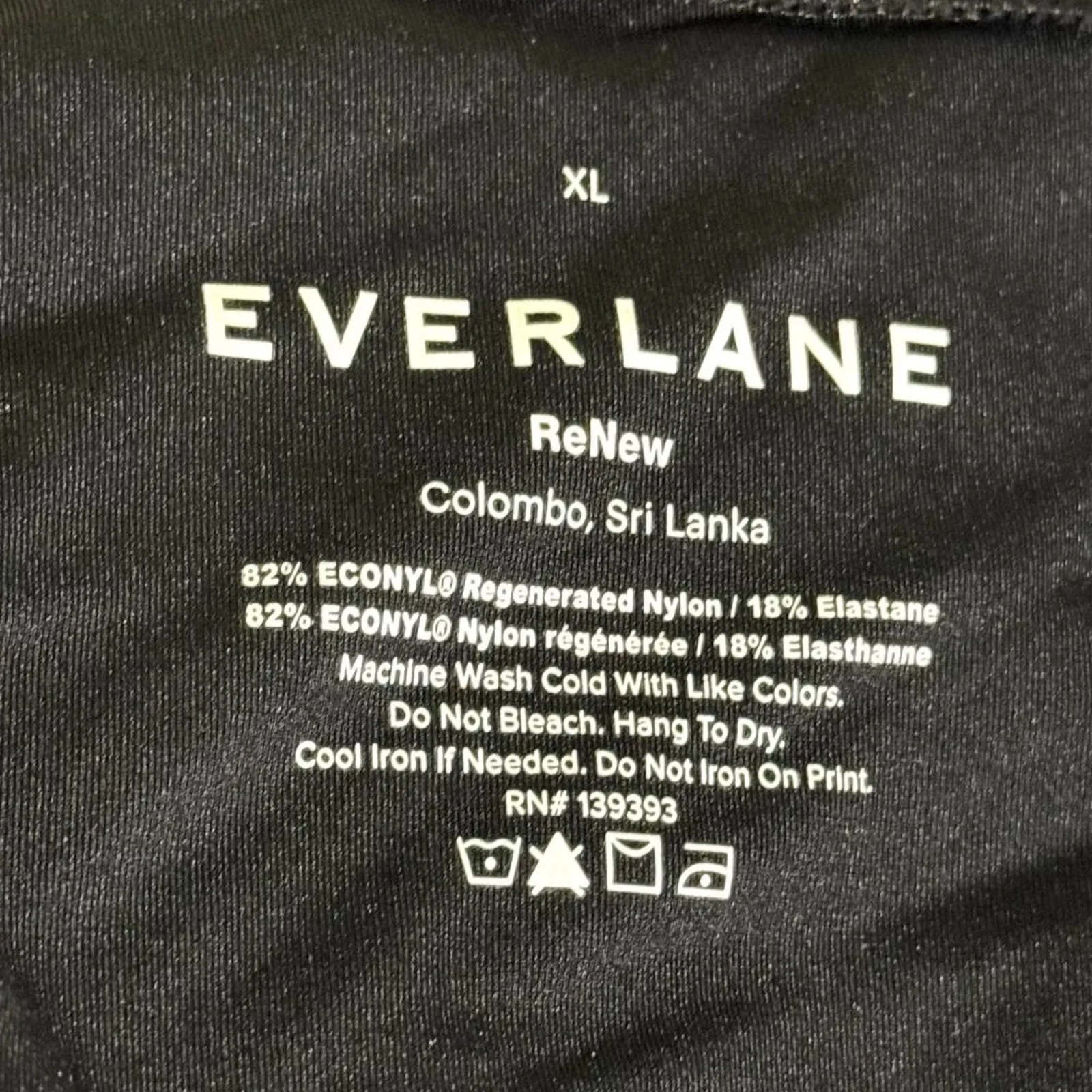 Everlane Swimsuit Women’s XL NWT Renew V-Neck One Piece Resort Wear Black - Image 9