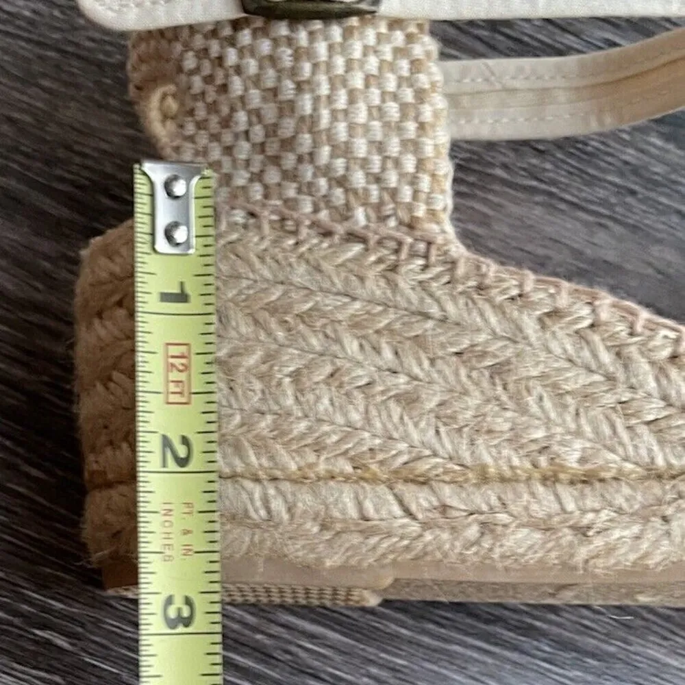 Ramoncinas Espadrilles Wedge Women’s Sz 7.5 US/38 Shoes Close Toe Made in Spain Tan - Image 10