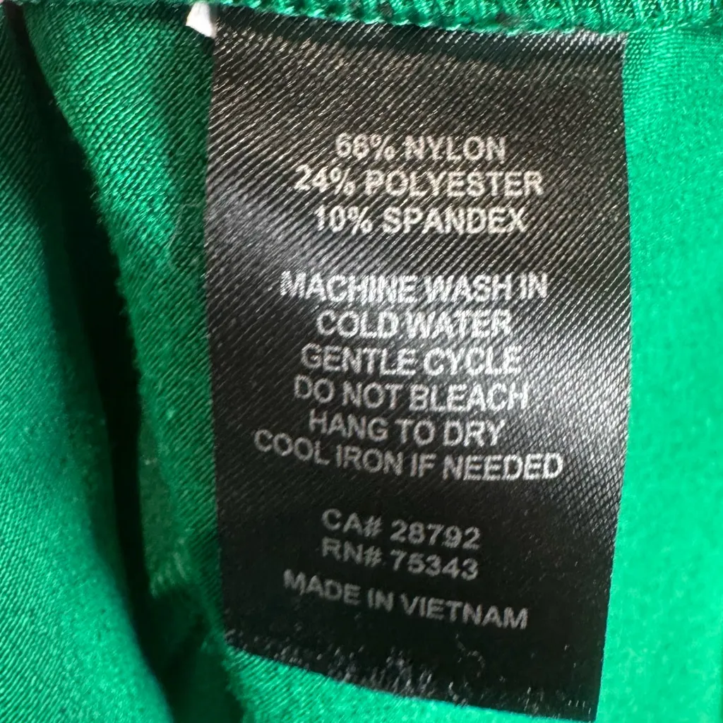 Rachel Zoe Kelly green straight leg trouser pant size 6 - Image 4