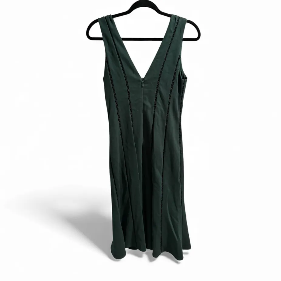 Adelyn Rae Forest Green Eyelet Detail Tank Mini Dress- Size Small - Image 2