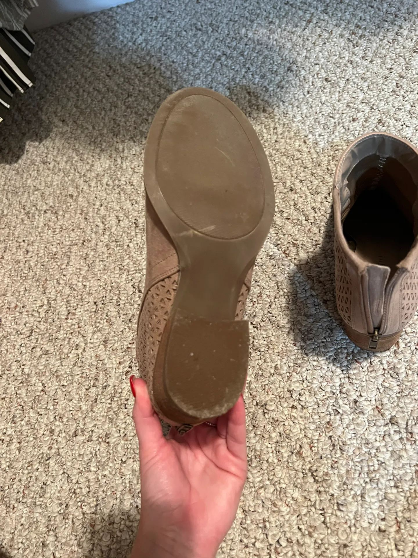 Heels Boots Brown Size 9 - Image 4