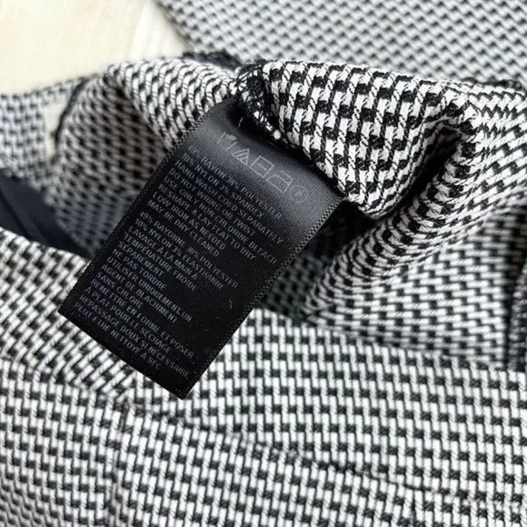 Urban Outfitters High Waist Houndstooth Pants | Black/White‎ Size S - Image 4