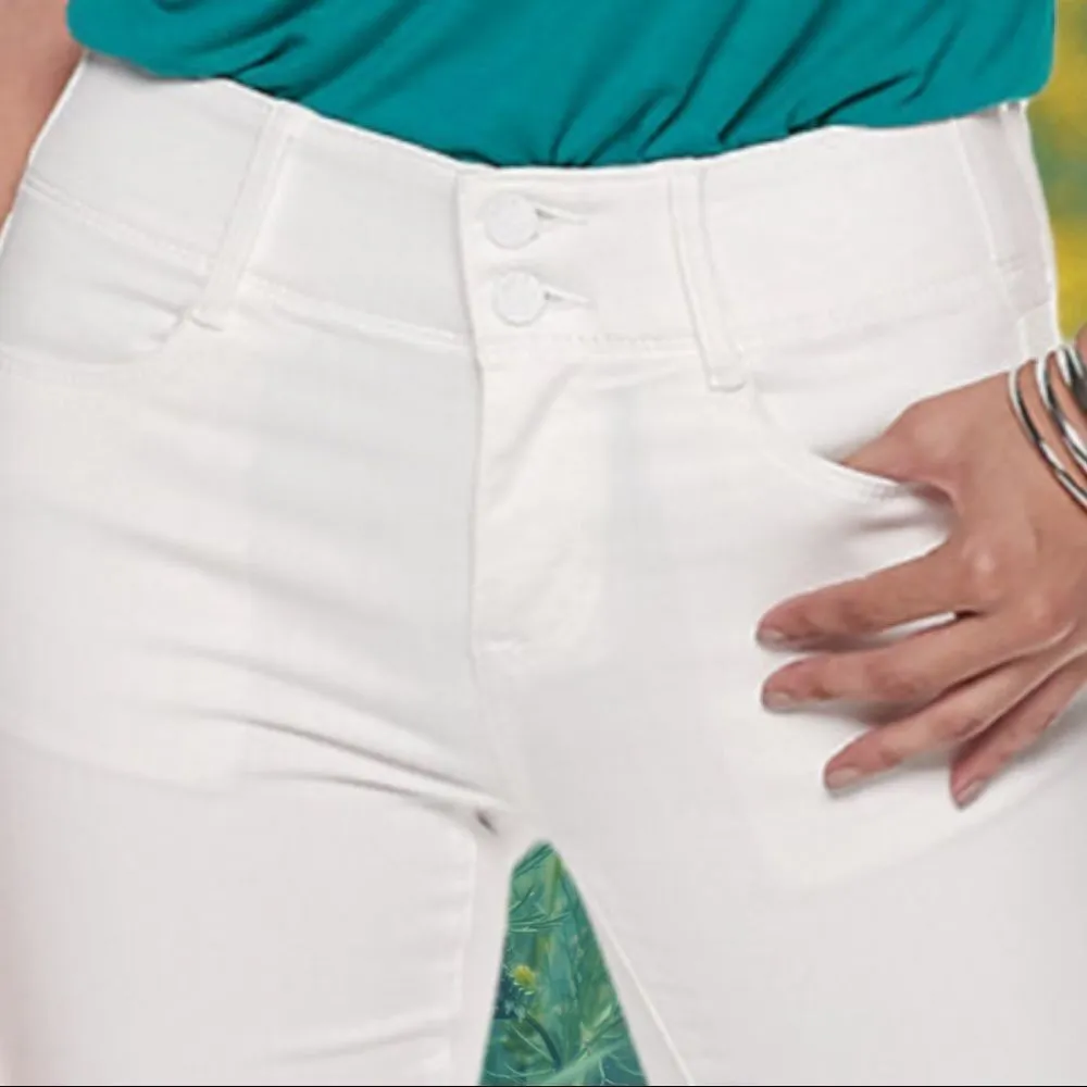 Apt. 9 NWT  crisp white stretchy pants! - Image 2