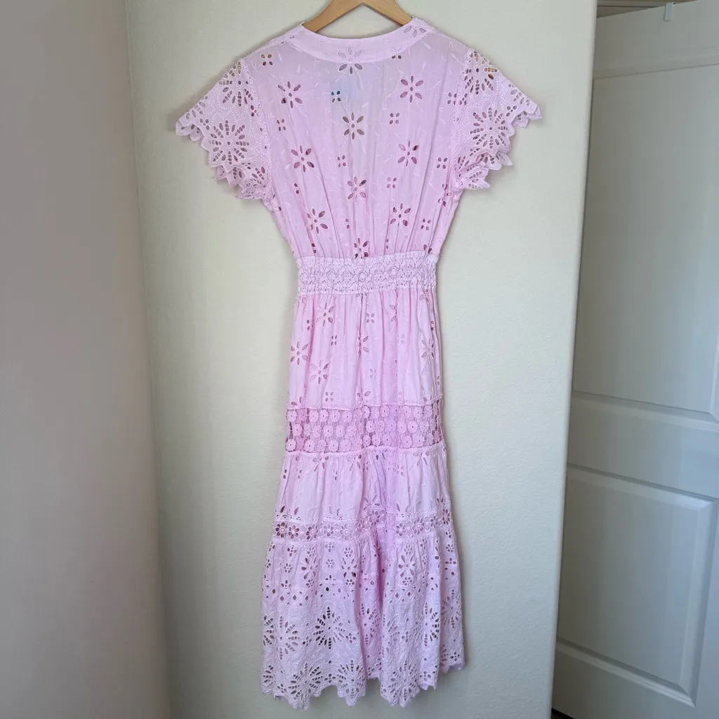 Temptation Positano Cristallo Dress Pink Size Medium - Image 2