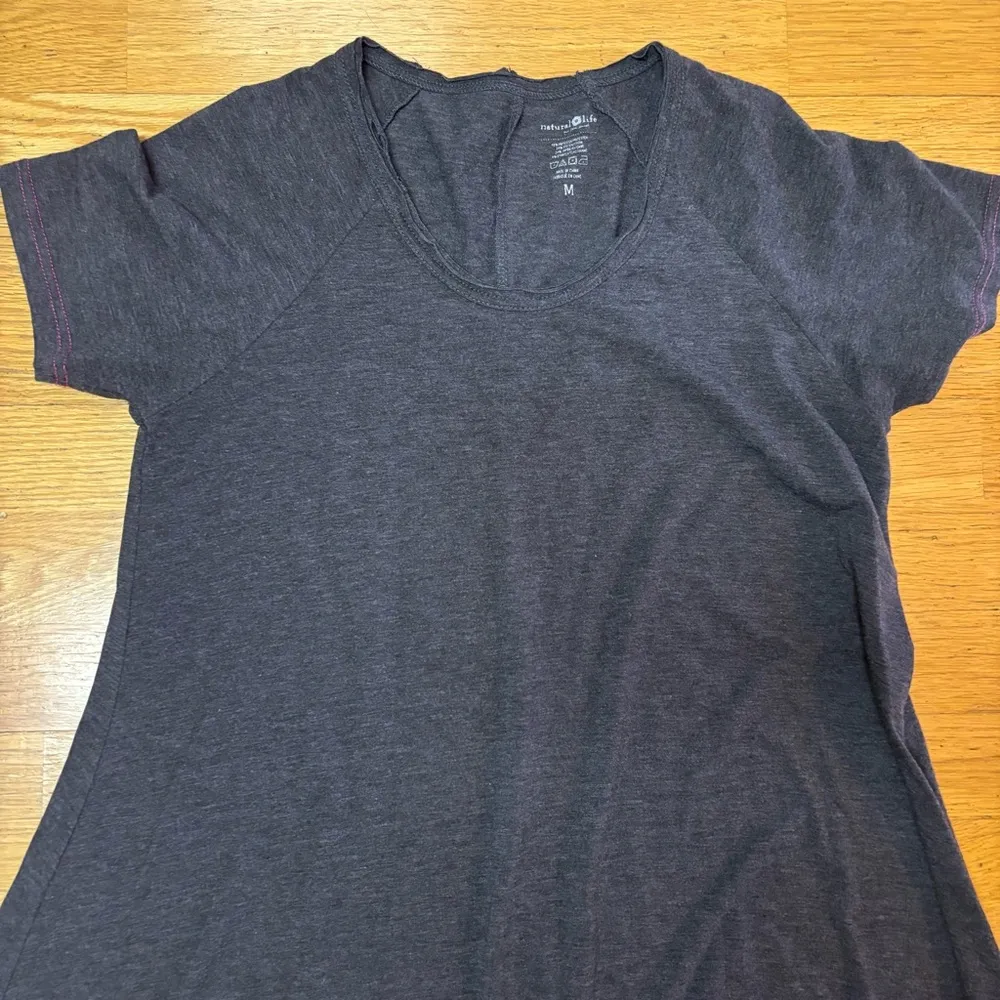 Natural Life Preppy Boho Coastal Classic Basics Resortwear Swing Mini Dress M - Image 2