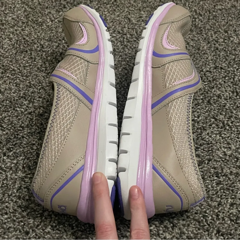 Ryka Beige and Cream Slip On Sneakers Shoes 9W - Image 5