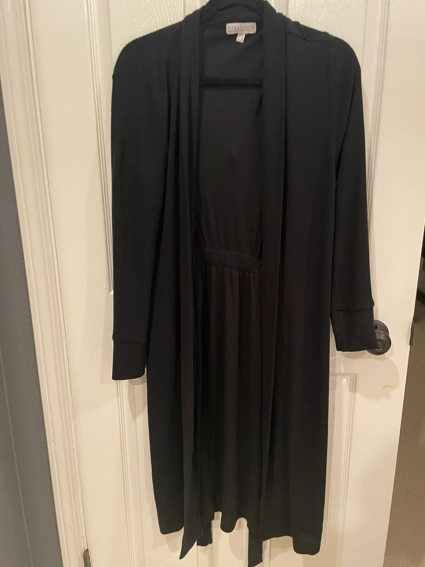 PJSalvage Textured Basics Duster Robe - Image 4