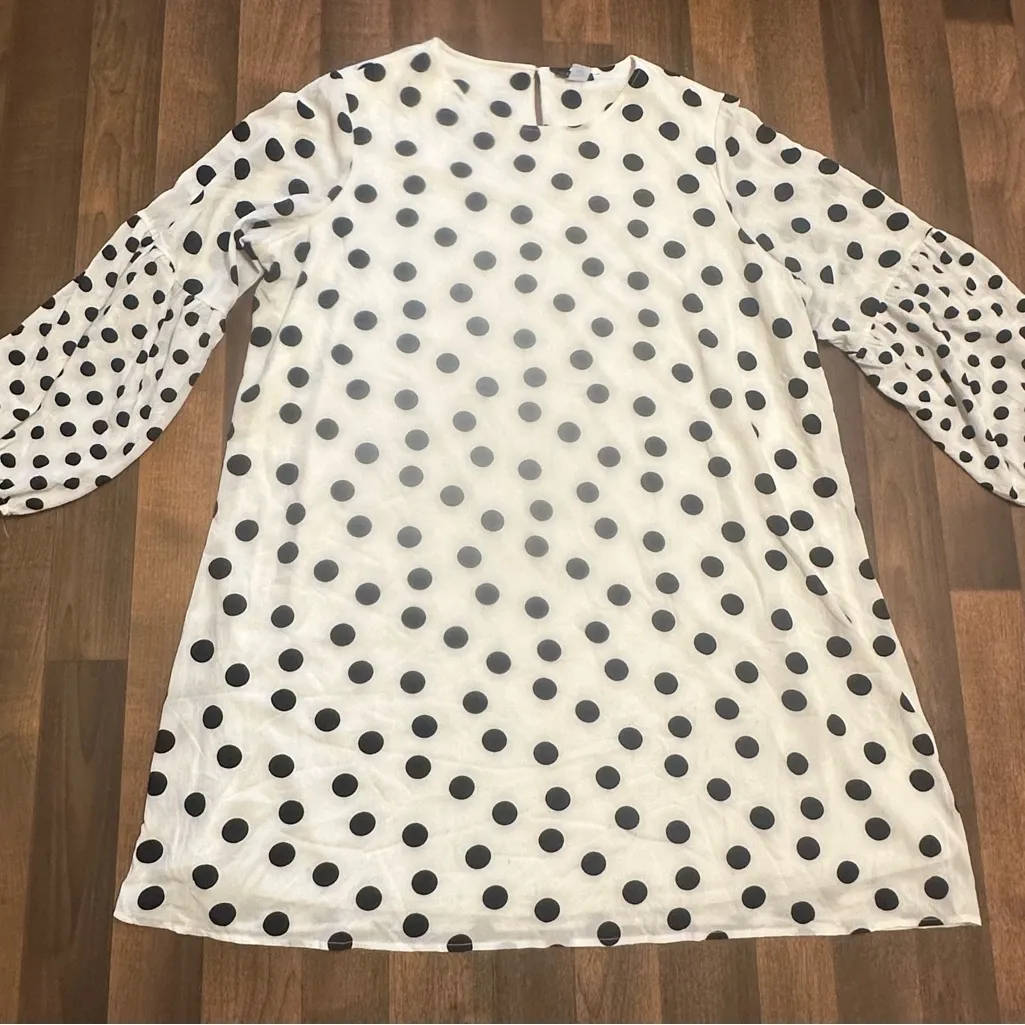 Cocomo Black and White Polka Dot Dress Size 2X - Image 11