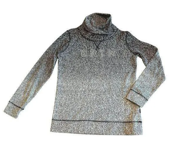 Burton BRTN Josie Mock Neck Sweater Pullover Cotton Blend Size Medium Women's - Image 1
