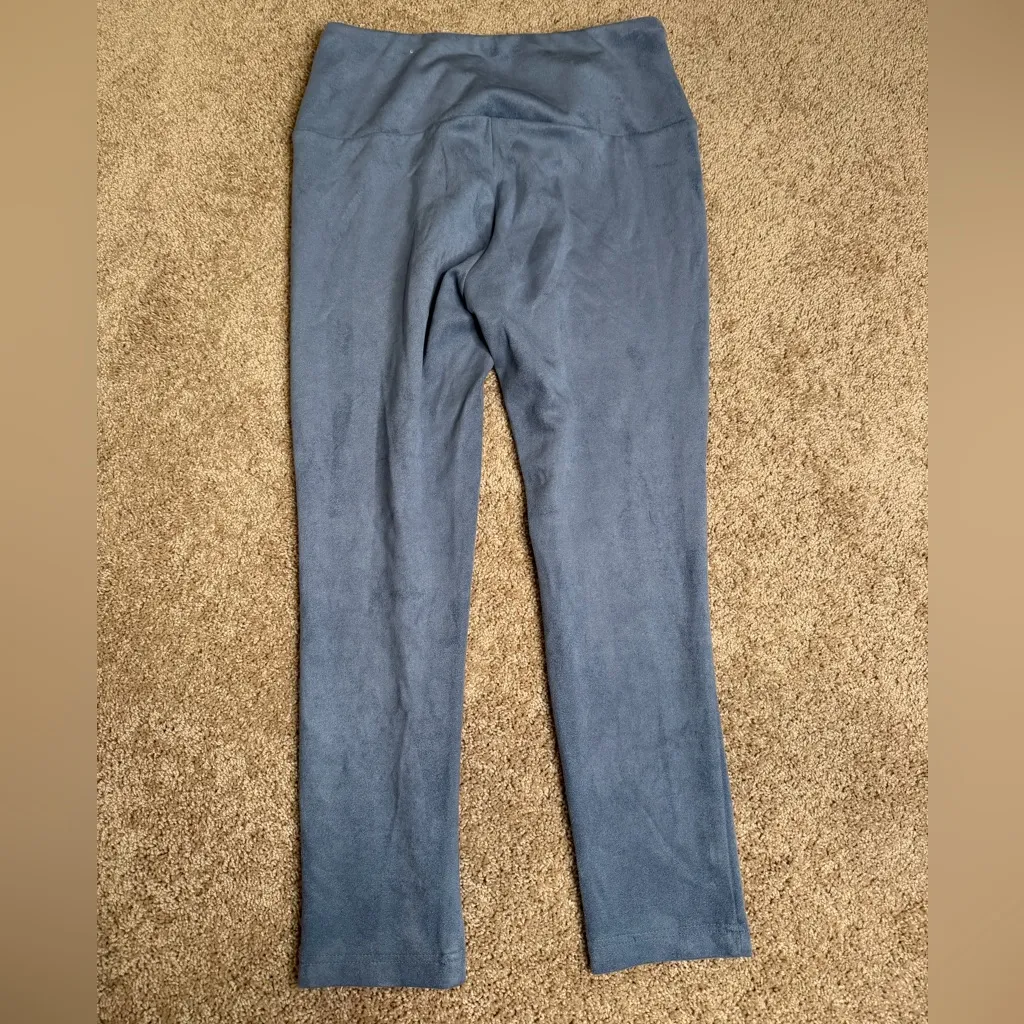 J. McLaughlin Lori Suede Pull On Leggings Size Small - Image 5