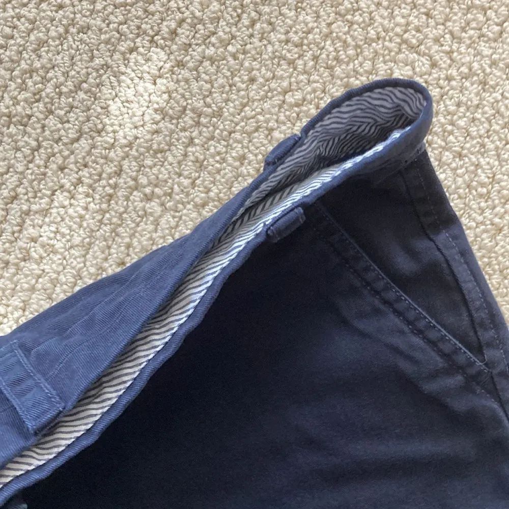 J. Crew Chino Shorts Thick Fabric Navy Blue Size 2 Business Casual Preppy EUC - Image 7