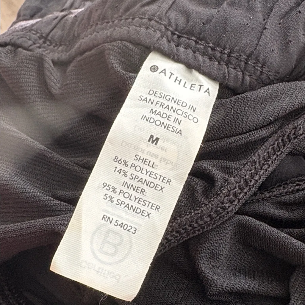 Athleta  Run With It One Piece Black Romper - Image 8