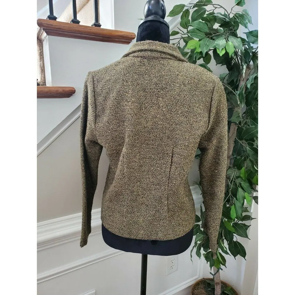 Vintage Beluva Brown LongSleeve Three Buttons Single Breasted Notch Lapel Blazer Size undefined - Image 8