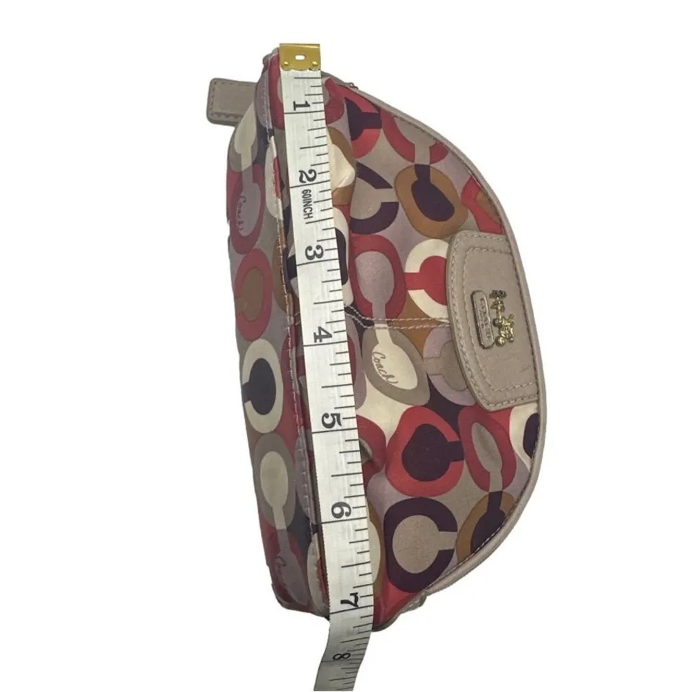 COACH Signature Canvas Make up / Cosmetic Case - Image 5