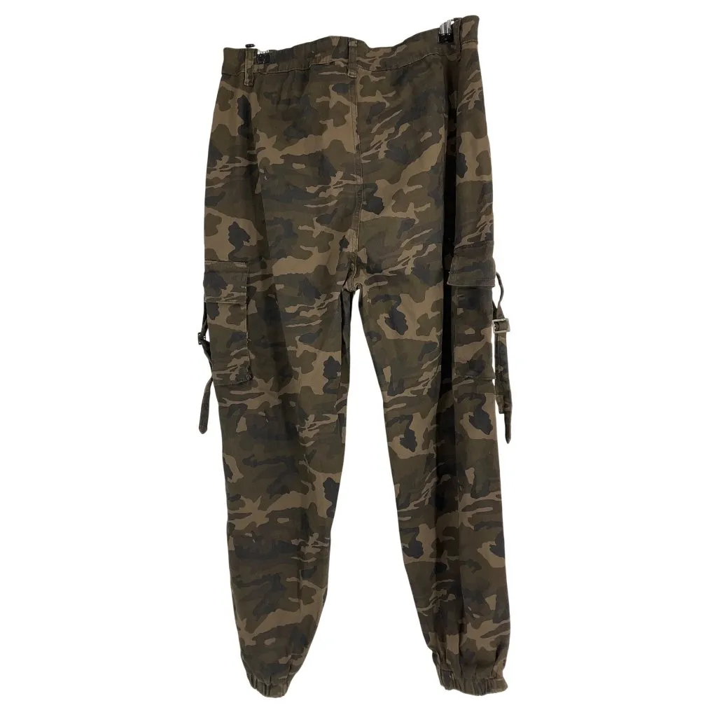 Camo Cargo jogger Pants  Adjustable Side Pockets street wear plus size 1X casual - Image 2