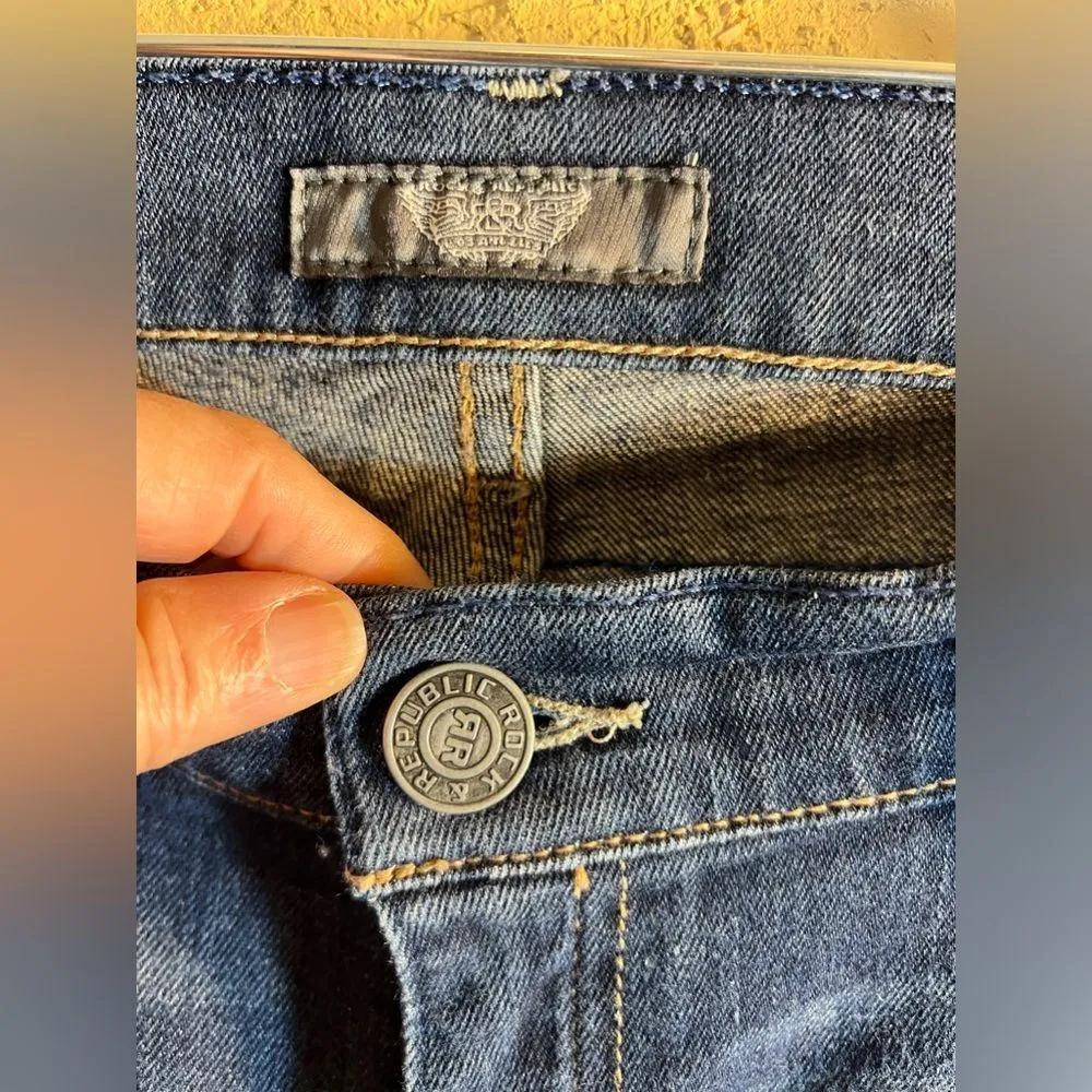 Rock & Republic denim Cassandra jeans, dark wash, flare -never worn NWOT - Image 12