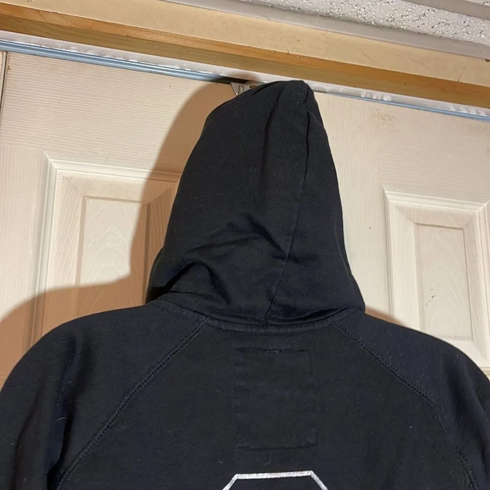 Syracuse Orange Dark Navy Blue Cropped Zip Front Hoodie Colosseum Athletics S - Image 10