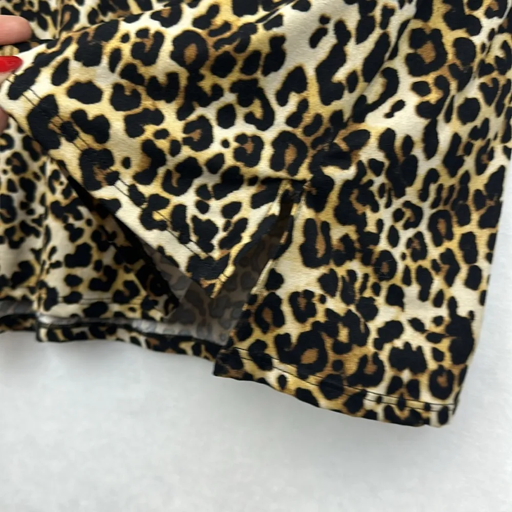 New York Laundry Leopard Print Long Sleeves Sz Large - Image 3