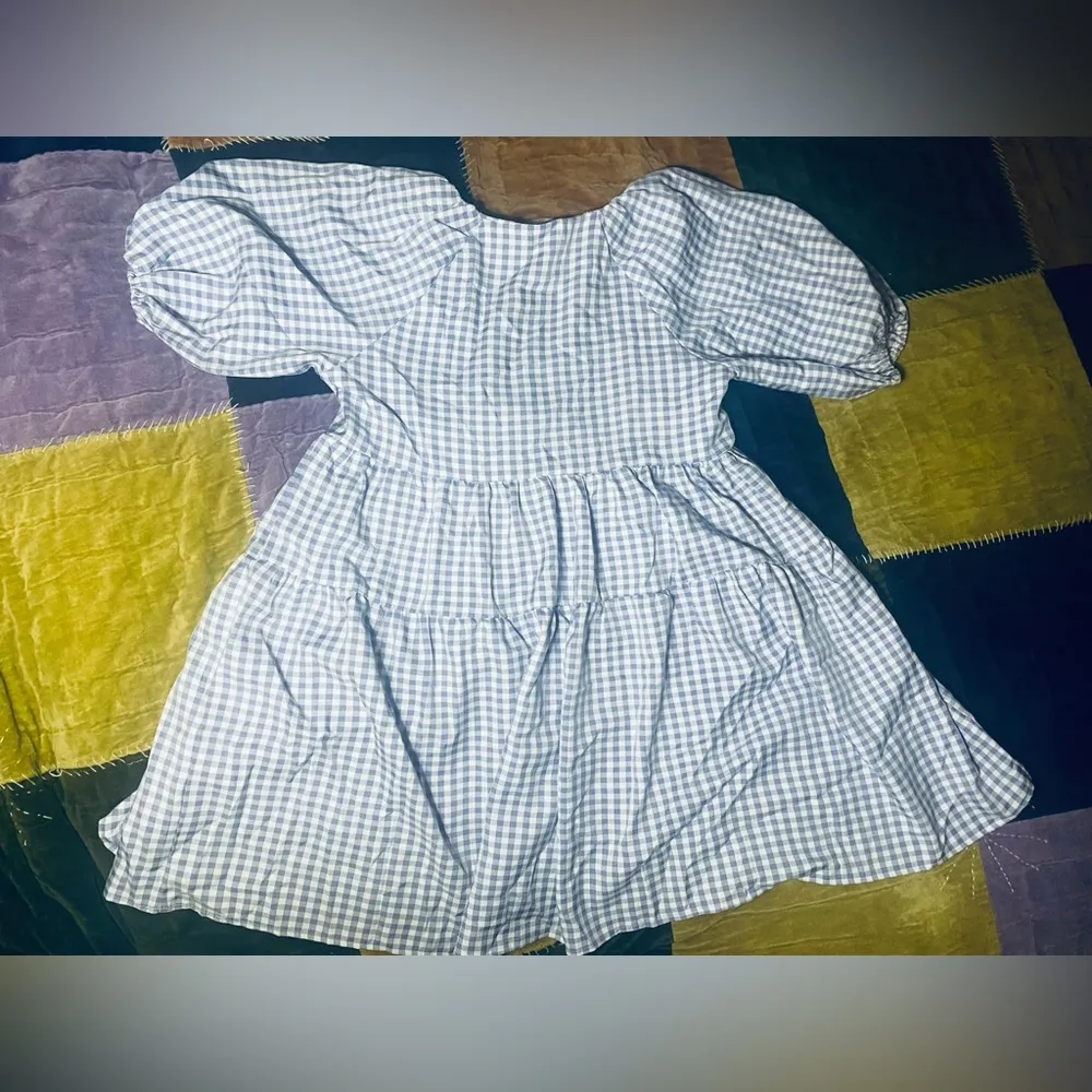 Nasty gal gingham dress - Image 4