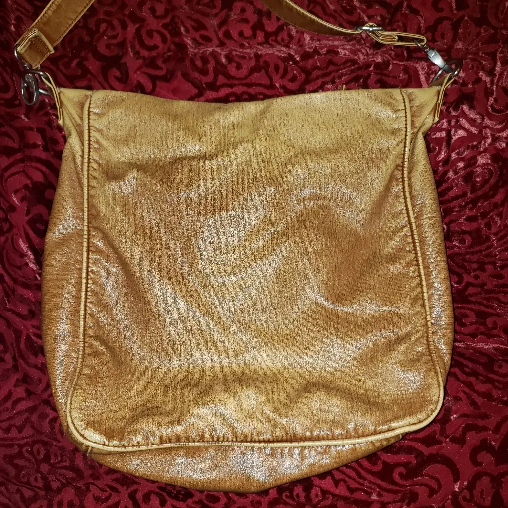 Maurices Brown‎ Studded Large Crossbody Bag Purse - Image 4