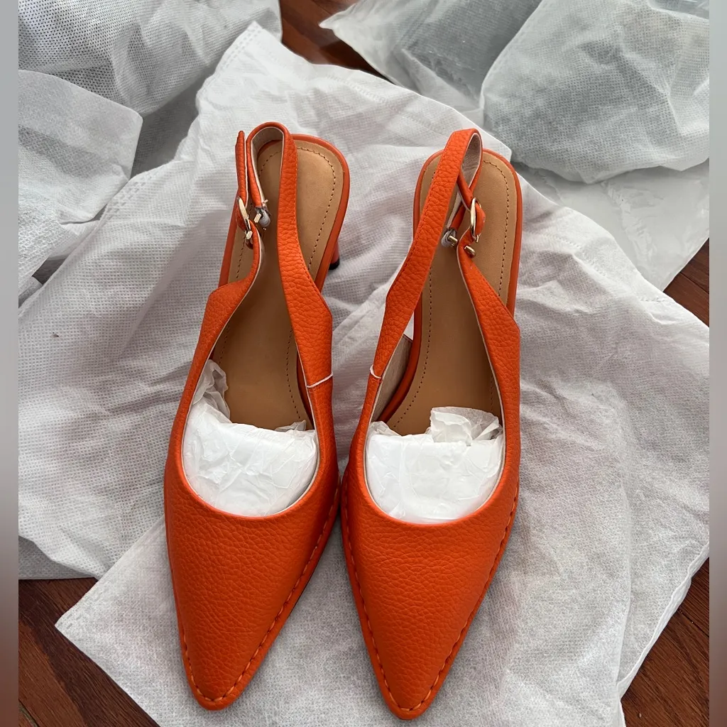 Orange Slingback Heels
New high - Image 3