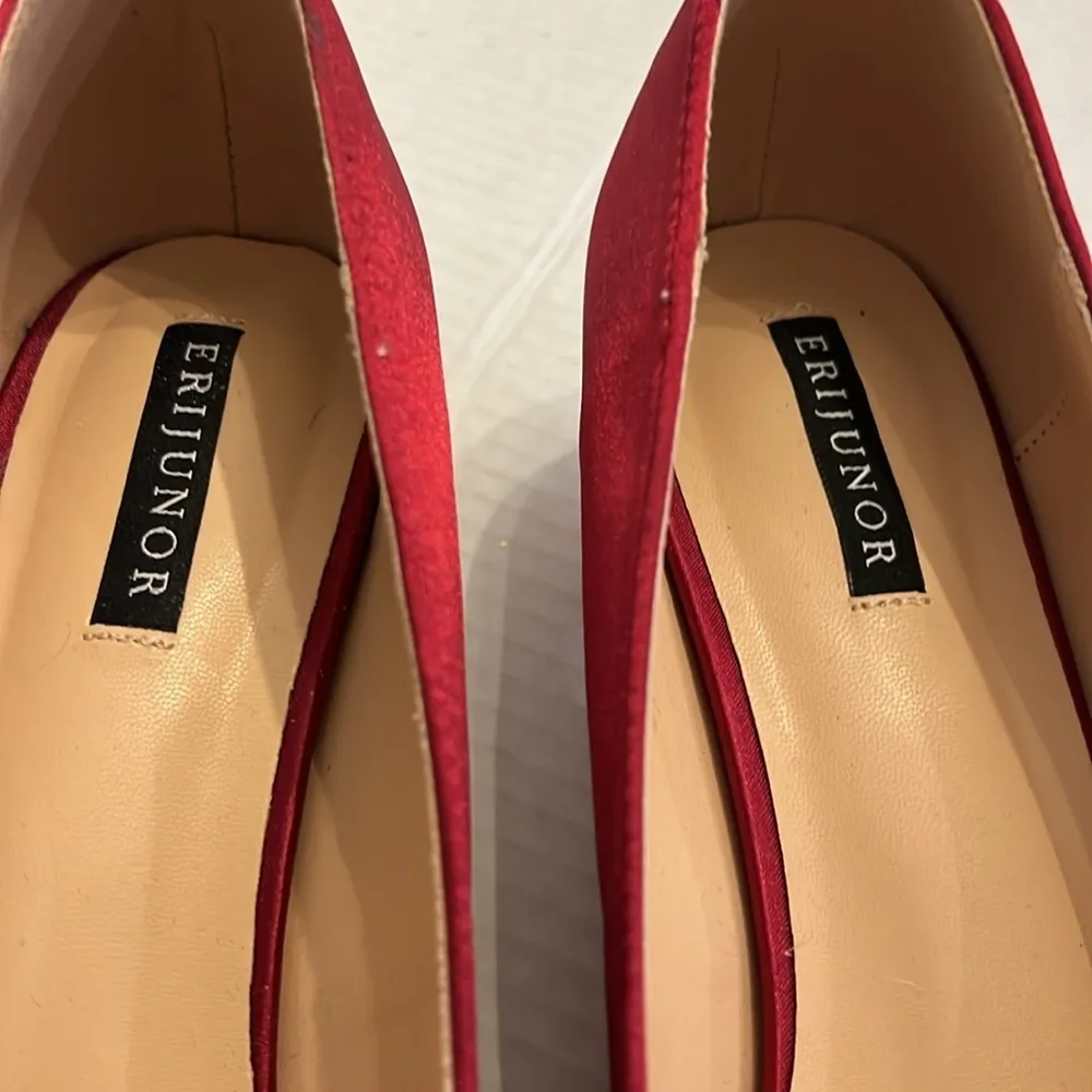 ERIJUNOR Women Comfortable Low Heel Wedding Prom Shoes Sz Sz 11 > - Image 7